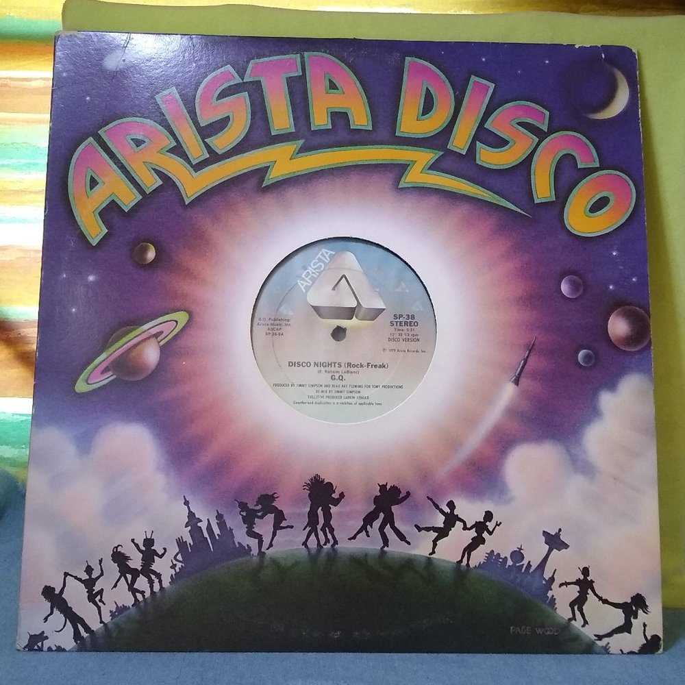 G.Q. -  Disco Nights (Rock Freak) Boogie Oogie Oogie 1979 Single Vinyl record